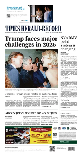 Cover of Times Herald-Record