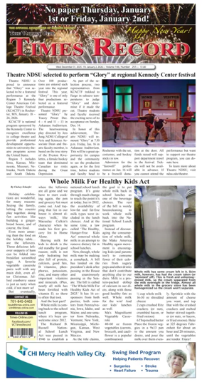 Cover of Valley City Times-Record