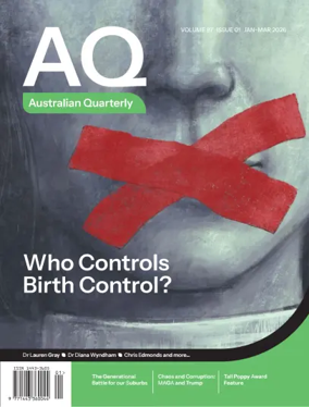 Cover of AQ: Australian Quarterly