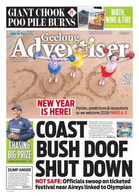 Cover of Geelong Advertiser