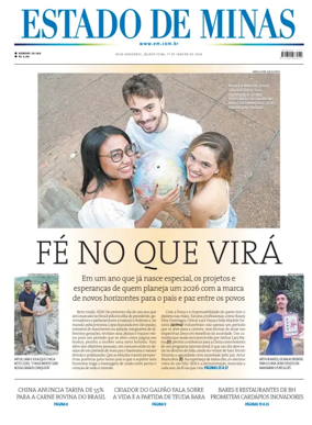 Cover of Estado de Minas (Brazil)