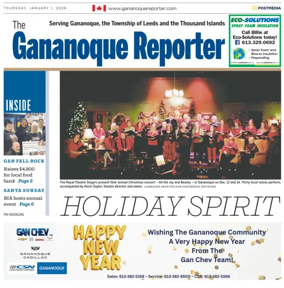 Cover of The Gananoque Reporter