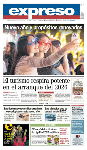 Cover of Diario Expreso