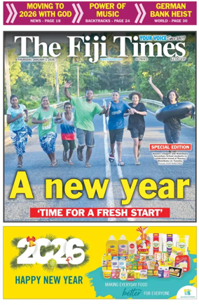 Cover of The Fiji Times