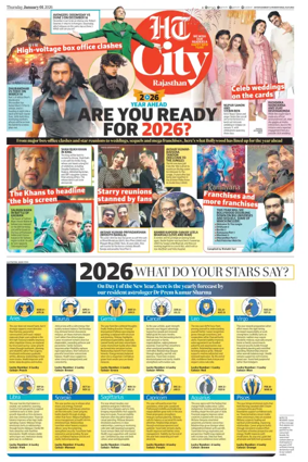 Cover of Hindustan Times (Jaipur) - City