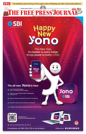 Cover of The Free Press Journal