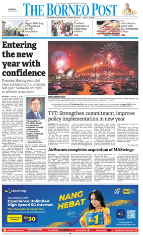 Cover of The Borneo Post