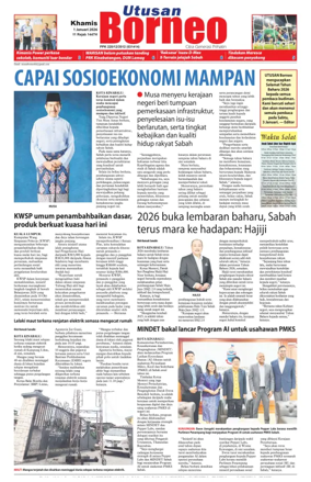 Cover of Utusan Borneo (Sabah)