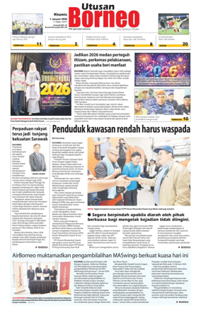 Cover of Utusan Borneo (Sarawak)