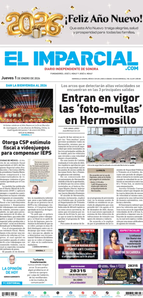 Cover of El Imparcial