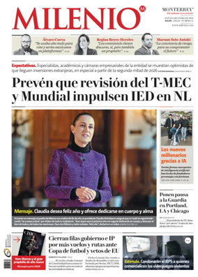 Cover of Milenio Monterrey