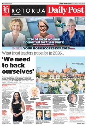 Cover of Rotorua Daily Post