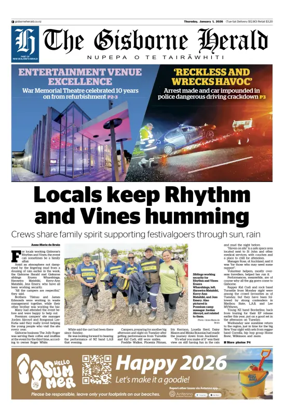 Cover of The Gisborne Herald