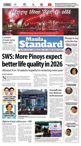 Cover of Manila Standard