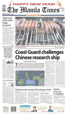 Cover of Manila Times