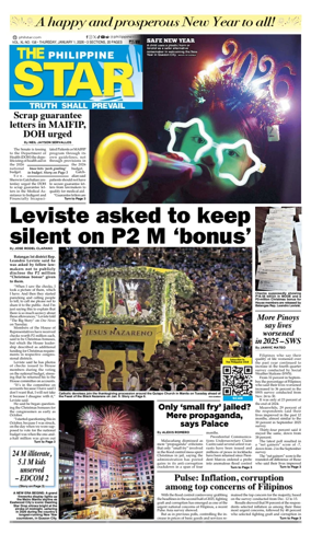 Cover of The Philippine Star