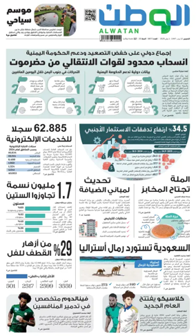 Cover of Al-Watan (Saudi)