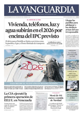 Cover of La Vanguardia
