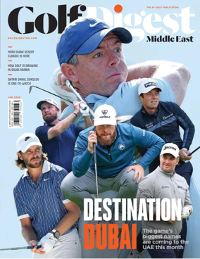 Cover of Golf Digest Middle East