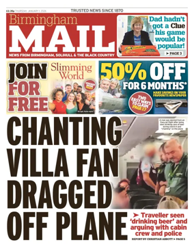 Cover of Birmingham Mail