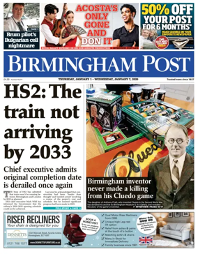 Cover of Birmingham Post