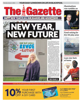 Cover of Blackpool Gazette