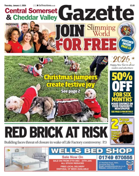 Cover of Central Somerset & Cheddar Valley Gazette