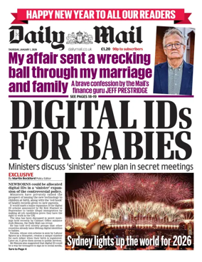 Cover of Daily Mail