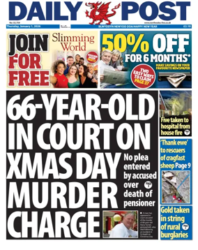 Cover of Daily Post (North Wales)