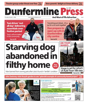 Cover of Dunfermline Press