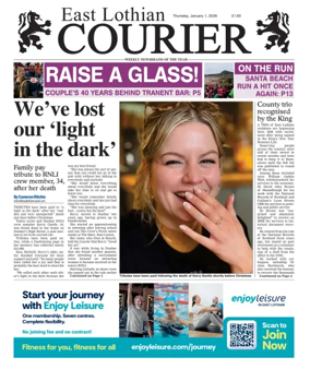 Cover of East Lothian Courier