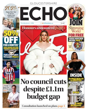 Cover of Gloucestershire Echo