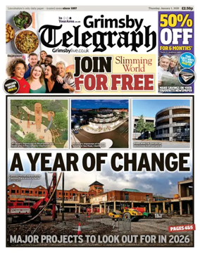 Cover of Grimsby Telegraph