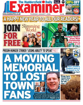 Cover of Huddersfield Daily Examiner