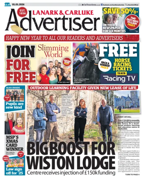 Cover of Lanark & Carluke Advertiser