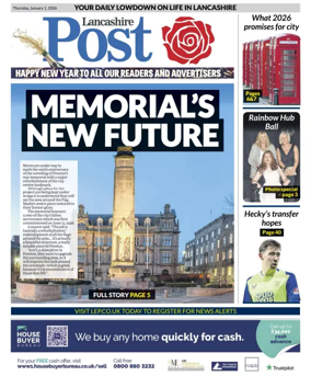 Cover of Lancashire Evening Post