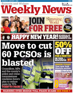 Cover of Runcorn & Widnes Weekly News