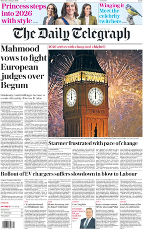 Cover of The Daily Telegraph
