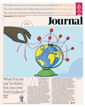 Cover of The Guardian e-paper Journal