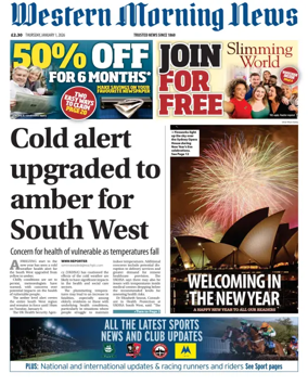 Cover of Western Morning News