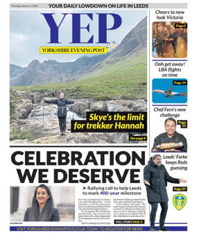 Cover of Yorkshire Evening Post