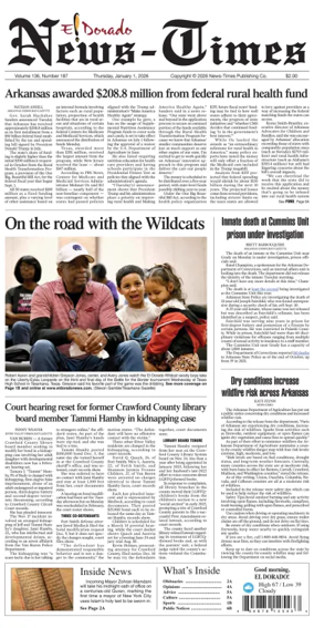 Cover of El Dorado News-Times (VCID - Camden News)