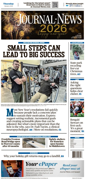 Cover of Hamilton Journal News