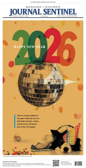 Cover of Milwaukee Journal Sentinel