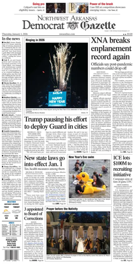 Cover of Northwest Arkansas Democrat-Gazette