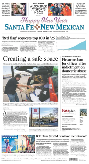 Cover of Santa Fe New Mexican