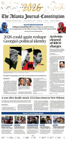 Cover of The Atlanta Journal-Constitution