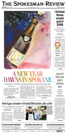 Cover of The Spokesman-Review (Spokane)