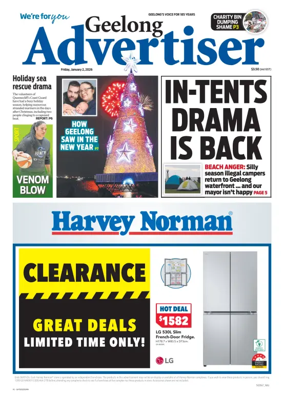 Cover of Geelong Advertiser