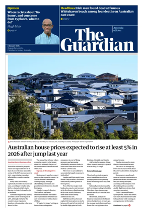 Cover of The Guardian Australia